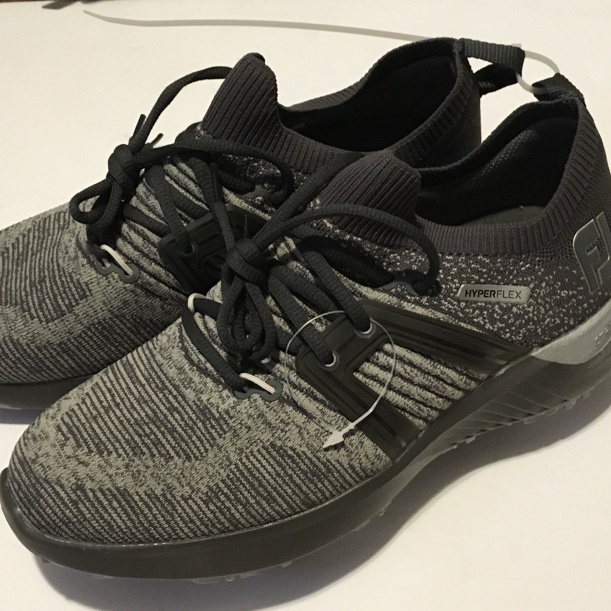 FootJoy FJ HyperFlex Golf Shoes Cleats Gray Men's Size 7M - 51081