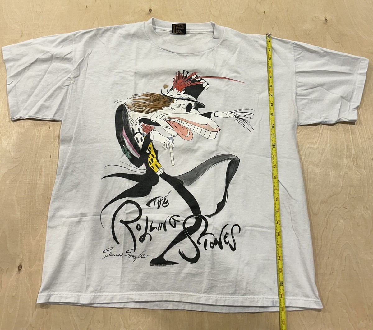 ROLLING STONES 1994 Gerald Scarfe L キムタク ROLLING STONES 1994 Gerald Scarfe WHITE BROCKUM