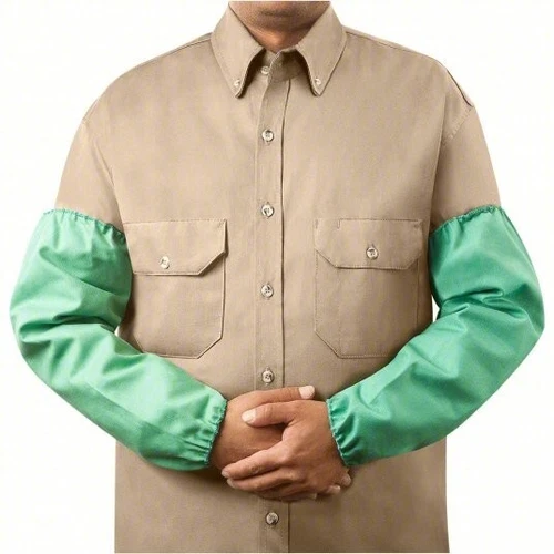 Steiner Weldlite Sleeves Flame-Resistant Sleeve: 18 in Sleeve Lg, Green 10PK - product listing photo