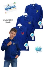 SIGGI Blue Blue Blue Blue Zip Up Kids Jacket for Elementary School