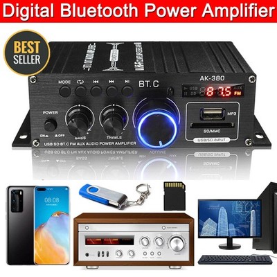 HiFi Verstärker Mini Aluminium Audio Stereo Power Amplifier Vorverstärker 800W