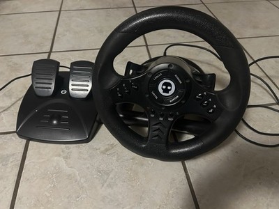Numskull Racing Wheel with Pedals and Shifter Compatible with PS4, Xbox One, PC