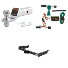 CURT Trailer Hitch Tow Cargo Package, Wiring, #45293 Ball Mount Package - 13040