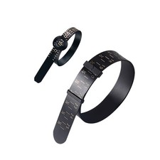 HayEastdor 2PCS Ring and Bracelet Sizer Measuring Tool Black Reusable