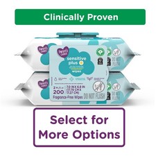 Baby Wipes Sensitive Skin 200 Count Hypoaller...