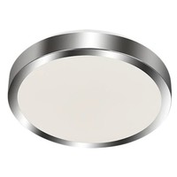 Briloner LED Deckenleuchte Wandlampe Chrom Ø29Cm IP44 15W Neutralweiß 4000K 840