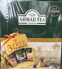 Ahmad Cardamom Tea London-100 bags