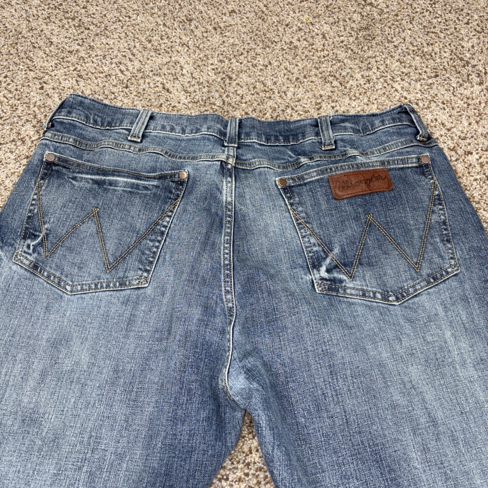 Wrangler Retro Jeans Men's 38x32 Blue Slim Boot Stretch Cowboy Fits 37 X 30 - View 14