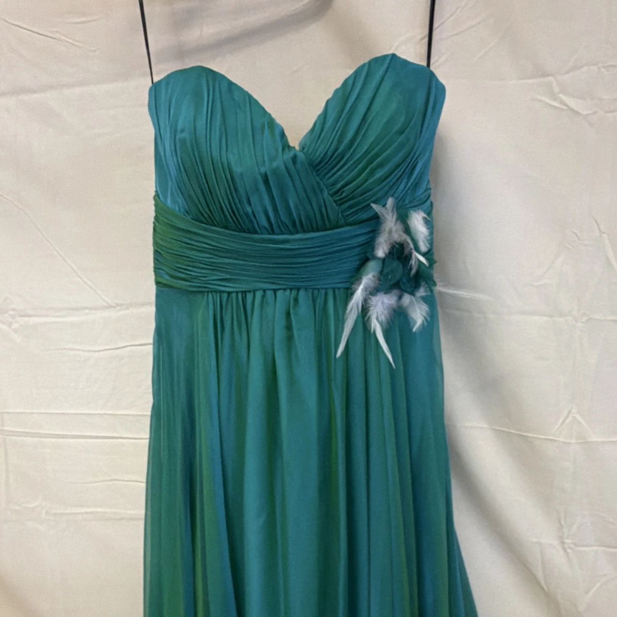 disco ball bridesmaid dress Plunging V-Neck Long Prom Dress with Corset Bodice Pearl Blush / 12 main image 1