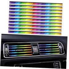 20 Pieces Universal Car Auto Air Conditioner Vent Outlet Trim 20PCS - Colorful