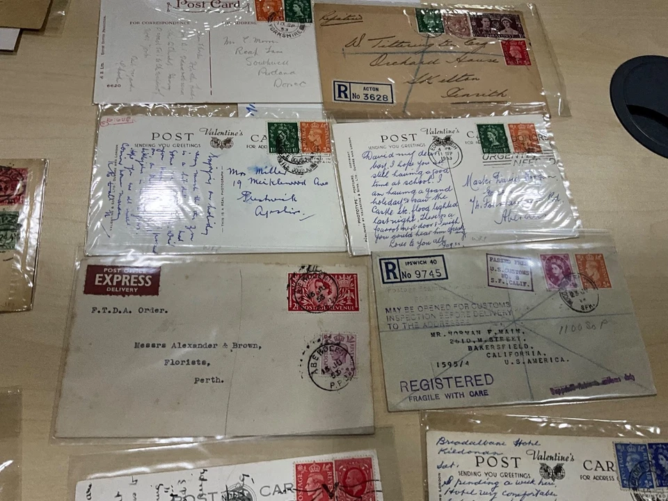 Gb postal history BRITISH POST OFFICE abroad & dual reign 34 items ad110 - Изображение 3 из 4