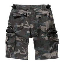 Brandit Short Vintage Cargo Homme - Pantalon Décontracté 100% Coton Robuste Pour Aventures Quotidiennes