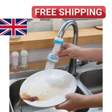 360° Flexible Tap Extender Kitchen Sink Spray Head Attachment Bendable Blue Gree