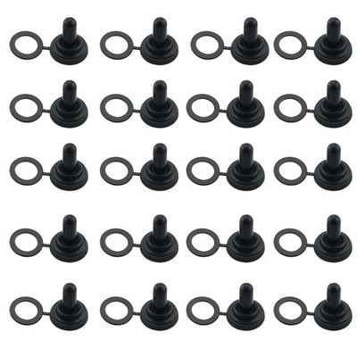 20PCS 12mm Toggle Switch Cover, Waterproof Rubber Cover, Duty Rocker Switch Cove