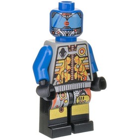 Lego Space UFO Droid Blue techdroid 1 Minifigure 3012 6818 6829 6975 4305