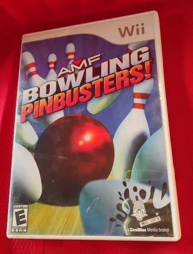 AMF Bowling: Pinbusters (Nintendo Wii, 2007) Great Used Condition Working Tested