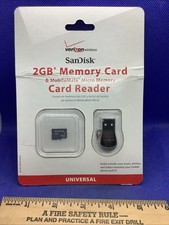 Verizon SanDisk 2GB Memory Card MobileMate Micro Memory Card Reader M11
