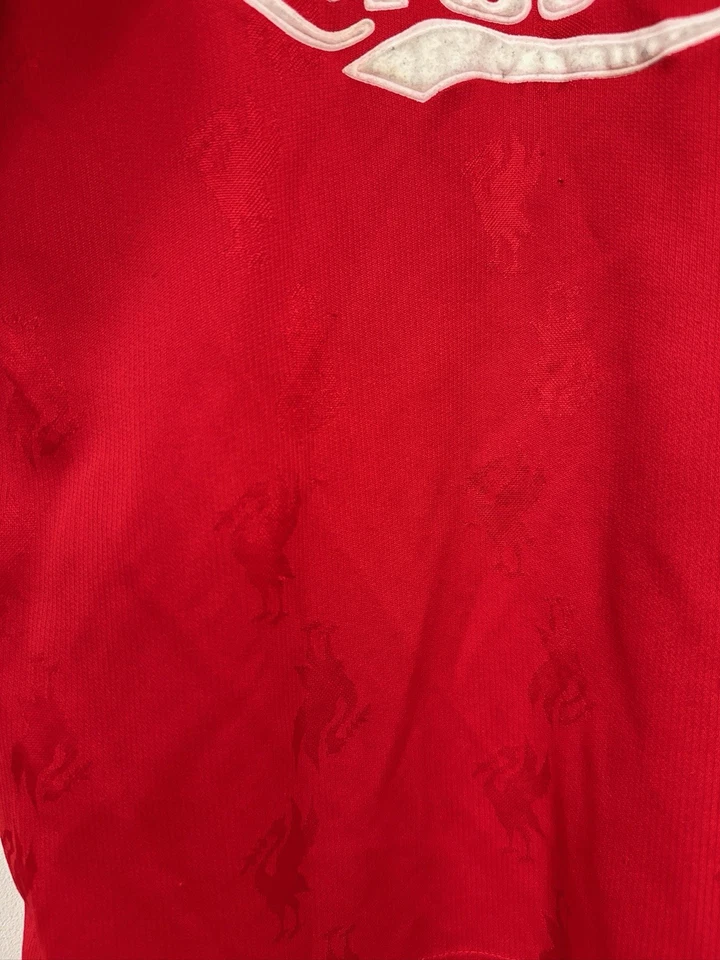 LIVERPOOL 1996/1998 HOME FOOTBALL SHIRT REEBOK SOCCER JERSEY SIZE S ADULT - Image 4 of 4