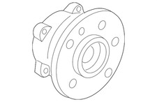 Genuine BMW Rear Hub & Bearing 33-40-6-891-921
