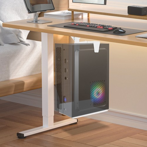 Supporto PC Regolabile Sotto Scrivania foto 3