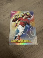 Topps Titans of the Game Insert Corbin Carroll Arizona Diamondbacks Card