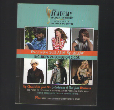 46th Academy of Country Music Awards-book & 2 CDs-TAYLOR SWIFT  -2011