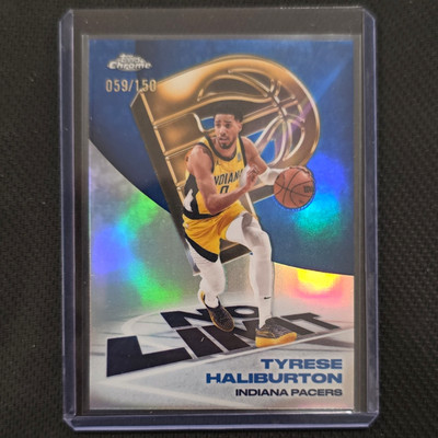 Topps 2026 Chrome Tyrese Haliburton Pacers No Limit IP-7 /150 Insert