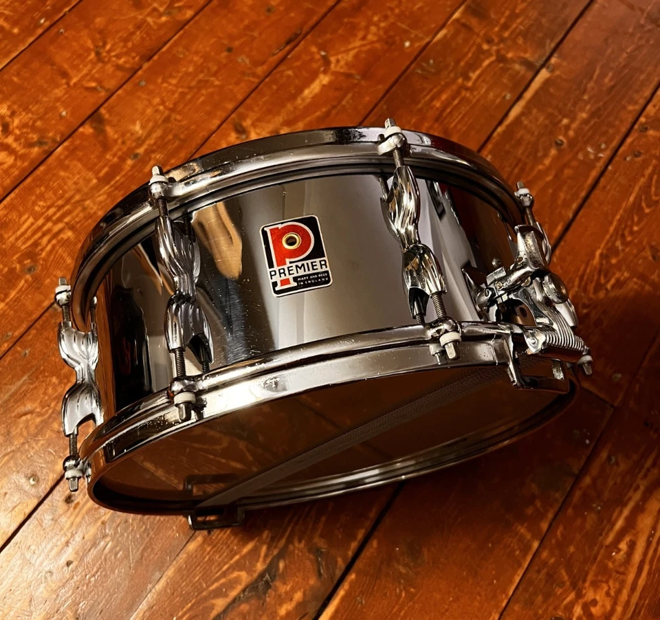 PREMIER Royal Ace Chrom auf Messing 14 x 5,5" Snare Drum
