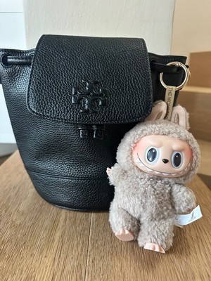 Rare Tory Burch Bag/Bagpack + Brand new Exiting Macaron Green Grape Labubu
