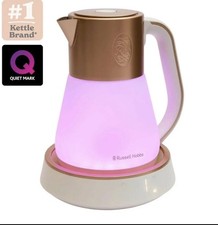 Russell Hobbs Kettle, 1.7L  Temperature Control, Colour Changing/ Calm Sounds