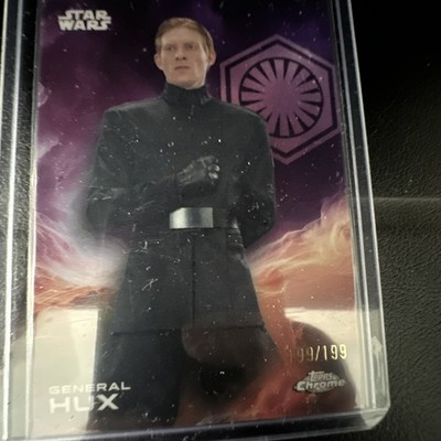 2025 Topps Chrome Star Wars - General Hux #50 - Purple Refractor 199/199