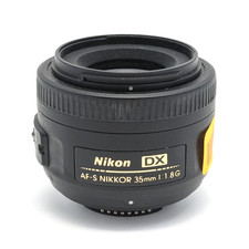 Nikon AF-S DX NIKKOR 35mm f/1.8G Wide Angle Lens in Black - Nikon F Mount