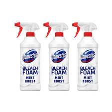 Domestos Mint Boost Bleach Foam spray Toilet Cleaner 450ML - Pack of 3 8.28 per litre
