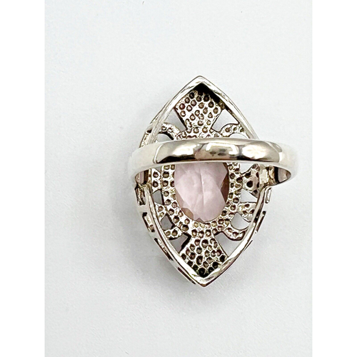 Nicky Butler 925 Sterling Silver Rose Quartz Solitaire Size 7.5 Ring NEW NB - Picture 9 of 9