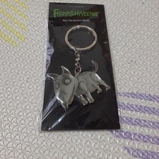 Disney FRANKENWEENIE SPARKY Metal Keychain Japan TIM BURTON 2012