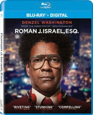 Roman J Israel Esq w Denzel Washington (BLU-RAY) CHOOSE WITH OR WITHOUT A CASE