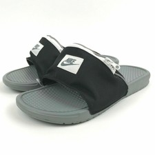 nike sandals with zipper