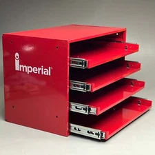 IMPERIAL Steel Equipment Rack 21.25"x15.5"x12.5" Red 310B-17-S1181