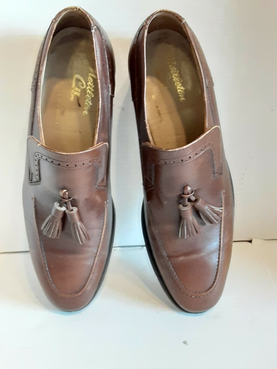 Vintage Mens Nettleton Brown Tassel Loafers/Shoes Size 8 EUC  display picture 1