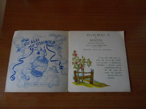 librettino-BIANCHINA E ROSETTA-LIBRETTINO DI 12 PGINE CON RACCONTO ILLUSTRATO - Imagen 2 de 5