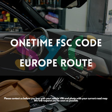 Europe East or West Route 2025 ROAD MAP UPDATE FSC Code - BMW MINI