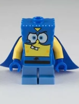 Lego SpongeBob Superhero Minifigure with Blue Cape eBay