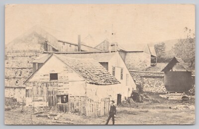Hopewell Furnace Historic Site in Elverson Pennsylvania c1980 Postcard