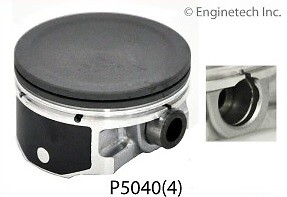 Engine Piston Set   EngineTech  P5040(4)  GM Saturn  2.2L  Ecotec  2002 - 2008