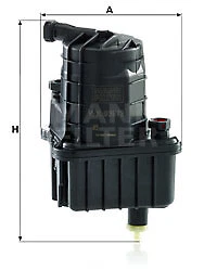 MANN Fuel In-Line Filter 135mm Length Fits Renault Clio Modus / Grand Modus - Image 2 of 4