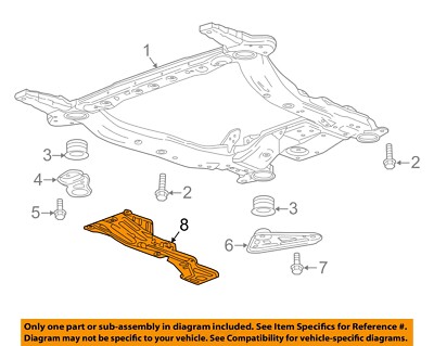 GM OEM 16-24 LaCrosse Front Suspension Suspension Mounting-Side Cover 23413527