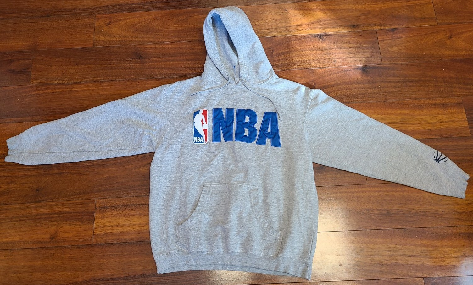 NBA ELEVATION Sewn Hoodie Gray Pullover 