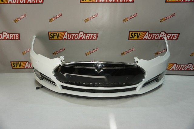 Tesla Model S Front Bumper 2015 2016 6005889 00 B Gray Oem