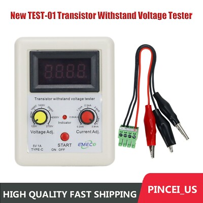 TEST-01 Transistor Withstand Voltage Tester Electric Transistor  Blue Version sz