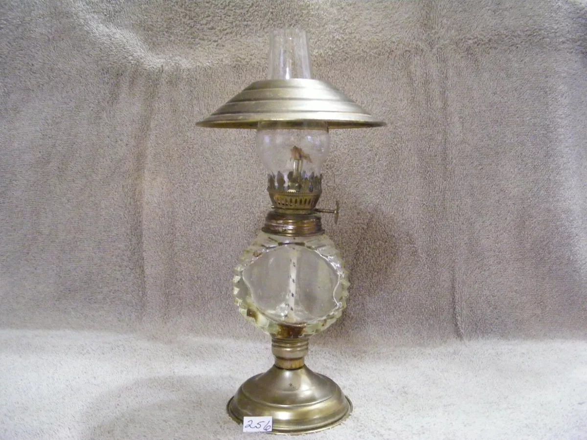 Clear glass oil lamp online